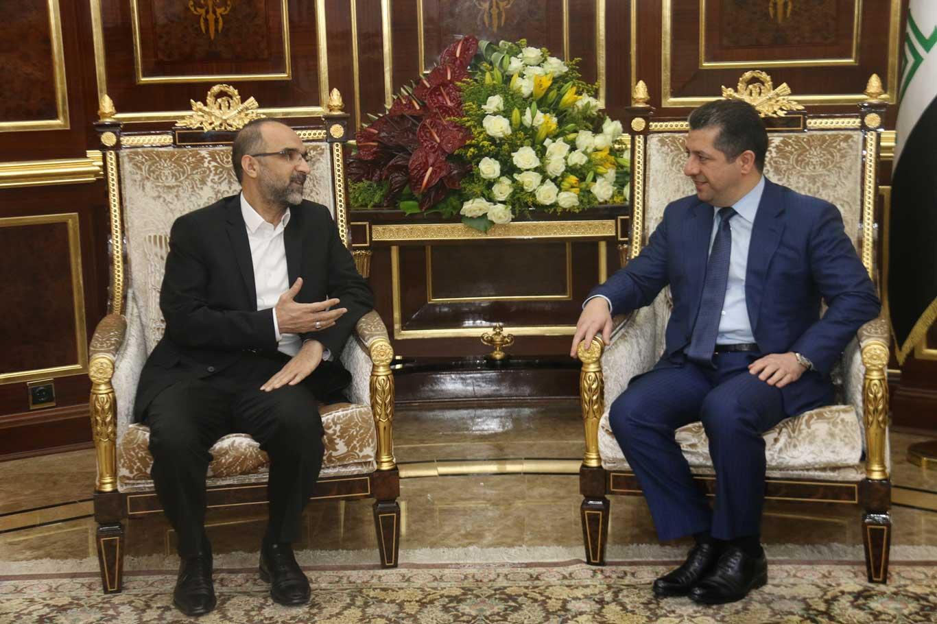 HÜDA PAR Genel Başkanı Sağlam Mesrur Barzani ile görüştü